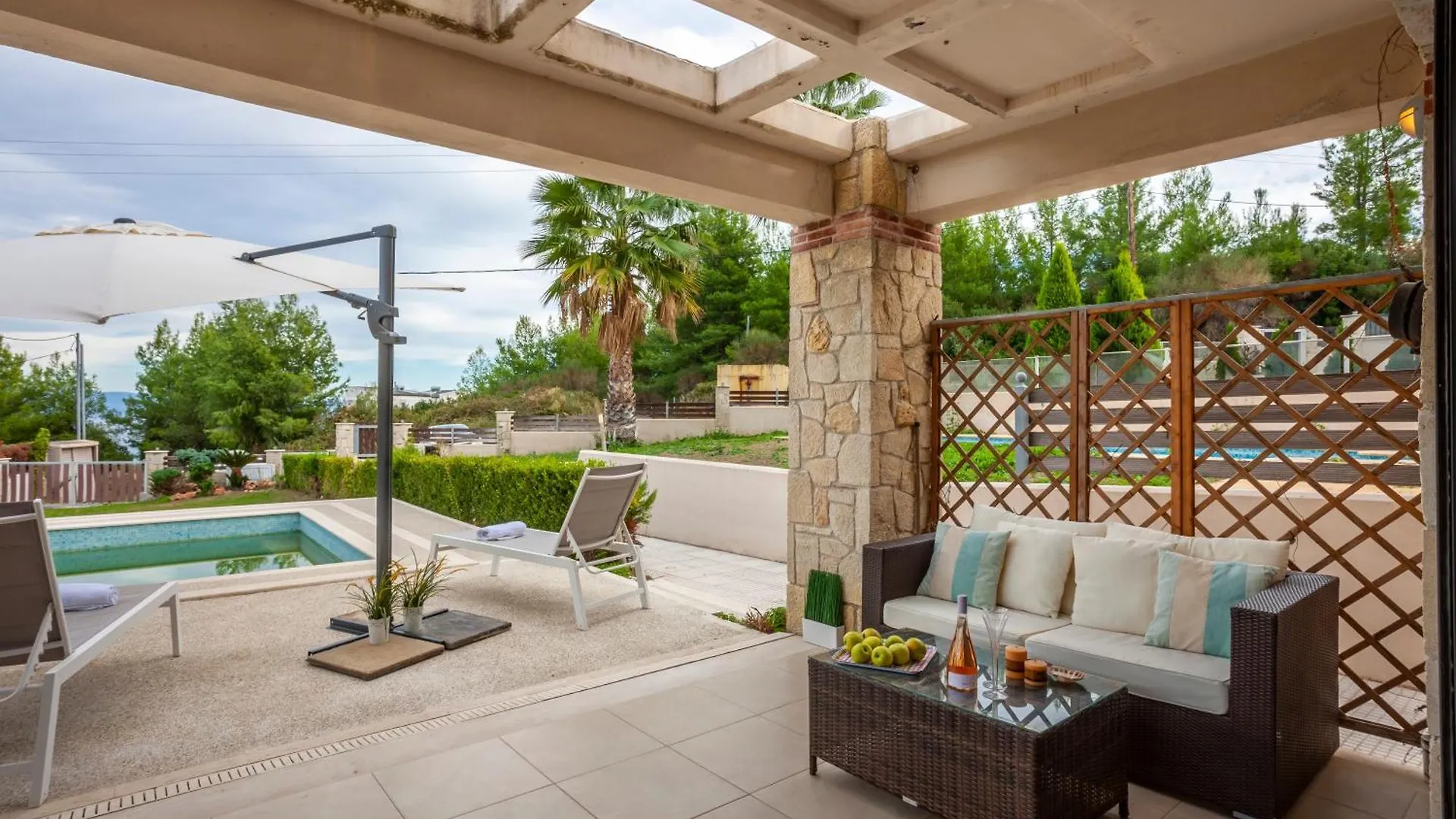 Perfect View Villa Deny With 6 Bedrooms And Heated Pool Hanioti Greece