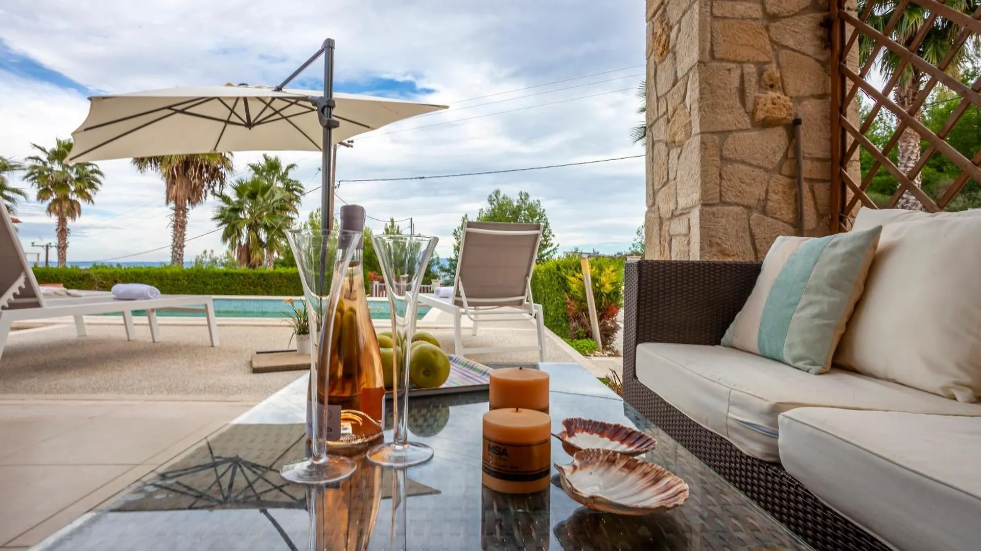 Perfect View Villa Deny With 6 Bedrooms And Heated Pool Hanioti Greece