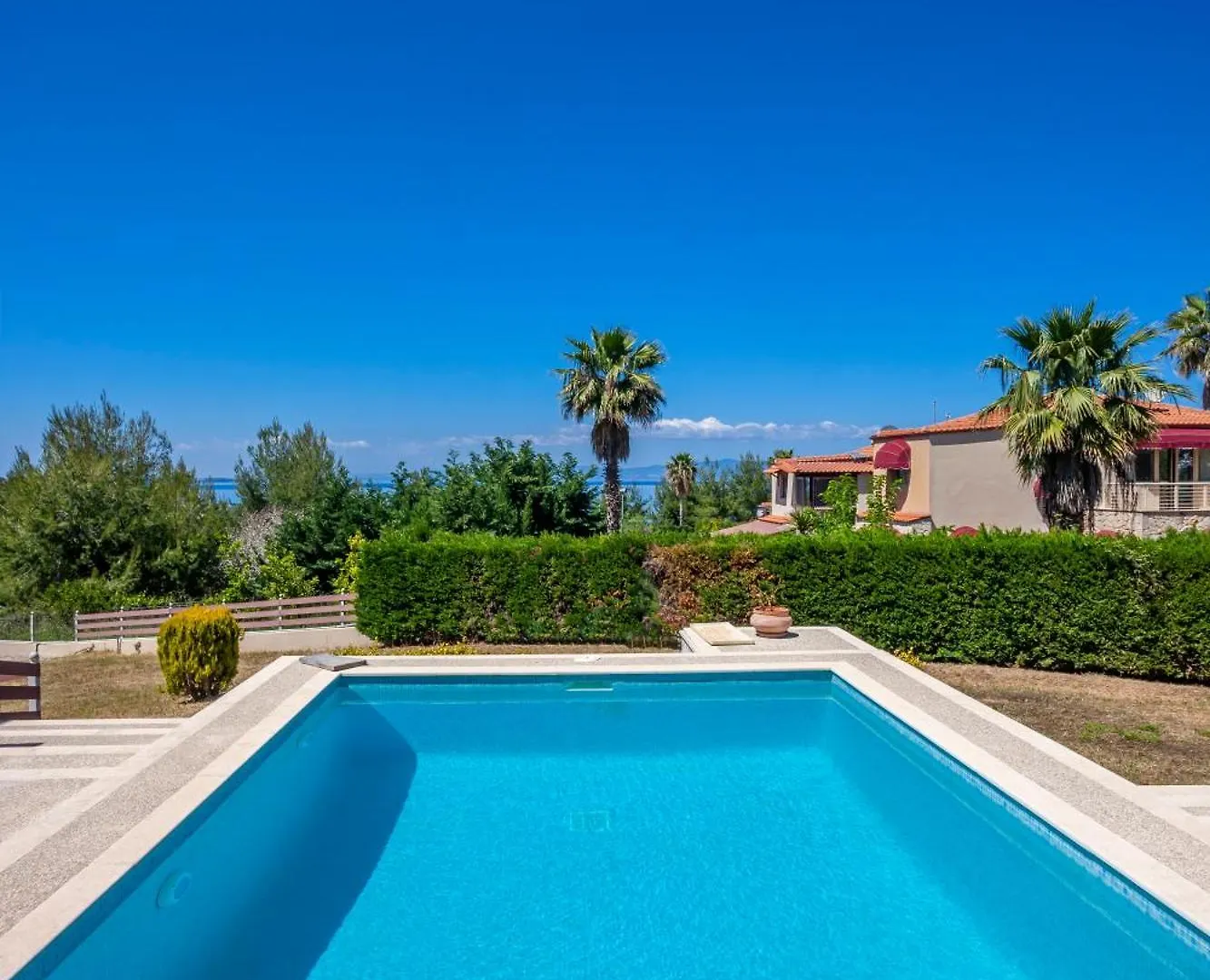 Perfect View Villa Deny With 6 Bedrooms And Heated Pool Hanioti